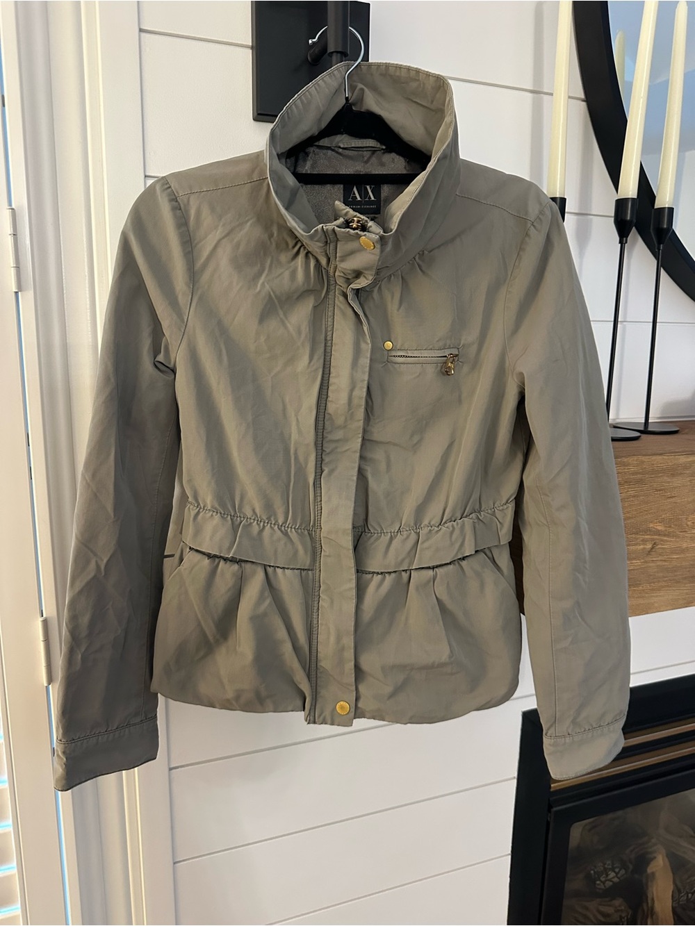 Armani Exchange Grey Women's Utility Jacket